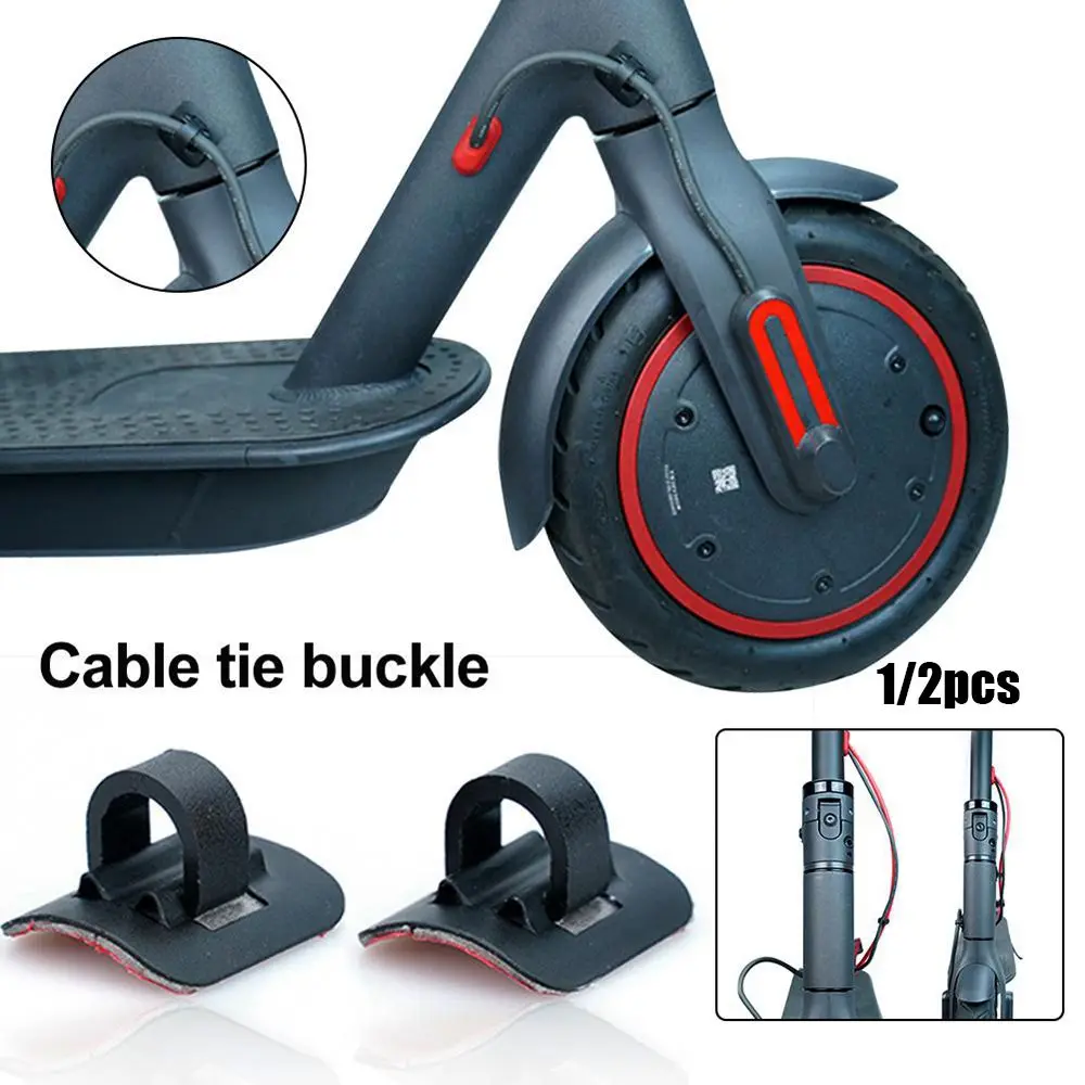 Outdoor Skateboard Buckles Scooter Accessories Cables Organizer Cable Tie Buckle Skateboard Parts For Xiaomi/Mijia M365 & PRO
