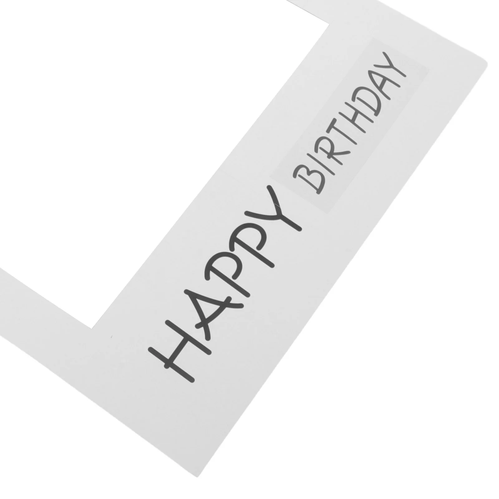 Happy Birthday Photo Frame Paper Pictures Birthday Anniversary Cutouts Booth Props DIY Party Supplies Decoration Favors party photo props