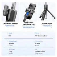 Bluetooth Selfie Stick Tripod Desktop Stand, Phone Holder, Wireless Remote Shutter, for iPhone Android, Option with Fill Light - Image 5
