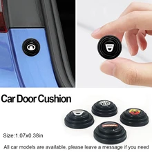

4Pcs Car Door Shock Stickers Absorber Soundproof Buffer Pier For Alfa Romeo Giulia Giulietta 159 156 MITO 147 Auto Accessories
