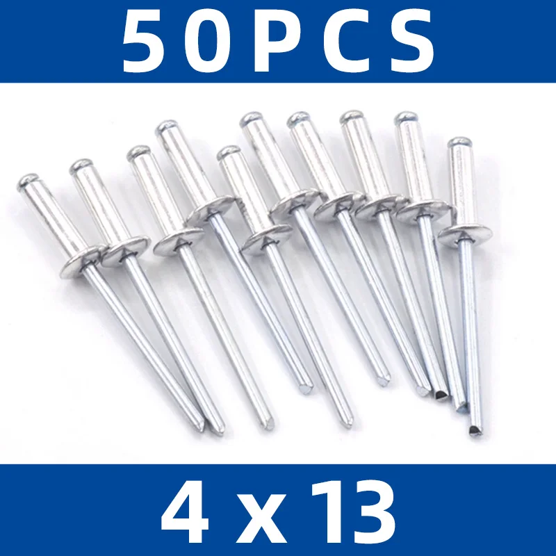 M4*13mm 50pcs, Rivets Aluminum, door and window fastening tools ...