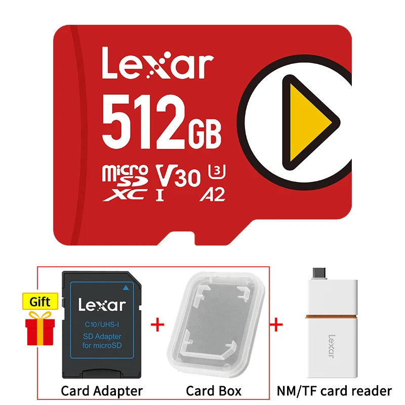 Lexar-Carte mémoire TF haute vitesse pour console Nintendo Switch