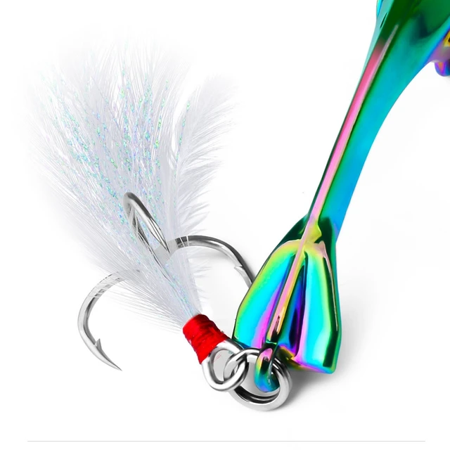 Fishing Lures Bass Trout Walleye Redfish Alloy Bait With Rotating