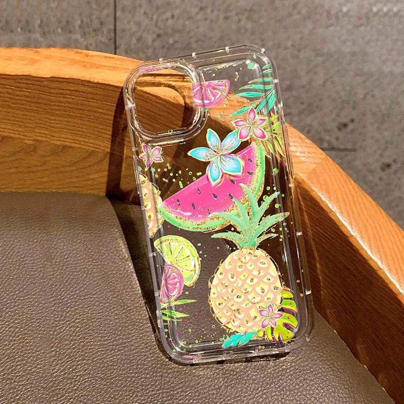 Summer Fruit Flower Pattern Phone Case For Samsung Galaxy S26 S25 S24 S23 Ultra 5G S22 Plus S21 FE A15 A35 A55 A54 A53 A34 Cover — view 6