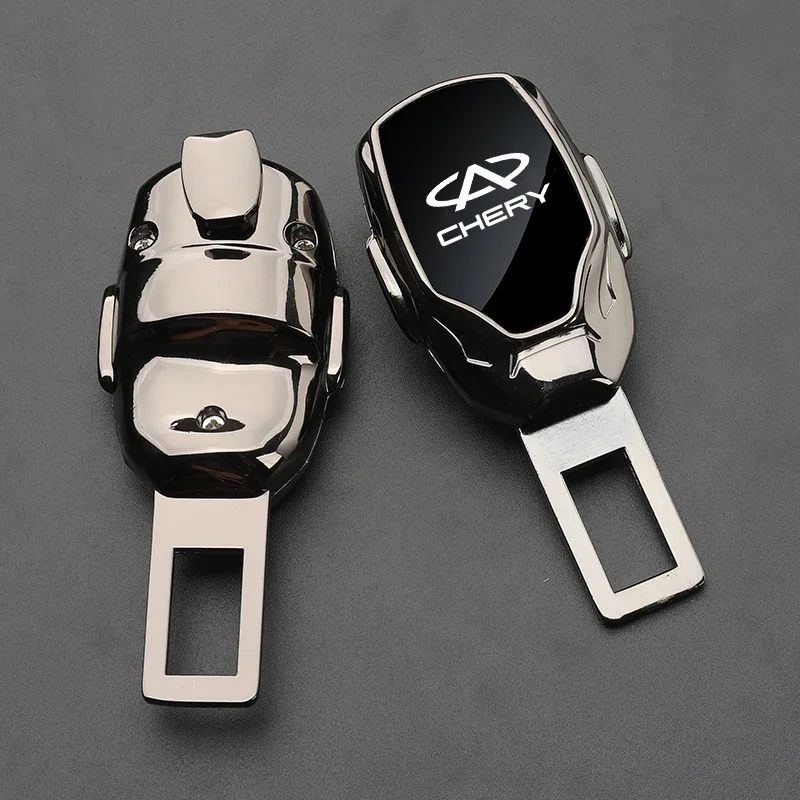 

Car Safety Belt Buckle Clip Zinc Alloy Seat Belt Stopper Plug Muffler Buckle For Chery TIGGO 2 3 4 5 7 Pro 8 3X A1 QQ Arrizo