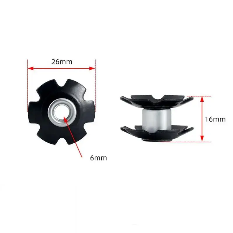 Bicycle Headset Hanging Core MTB Mount Core Fastening Bolts Star Nuts Expansion 28.6 Faucet Fork Flower Heart Tool bike accessories