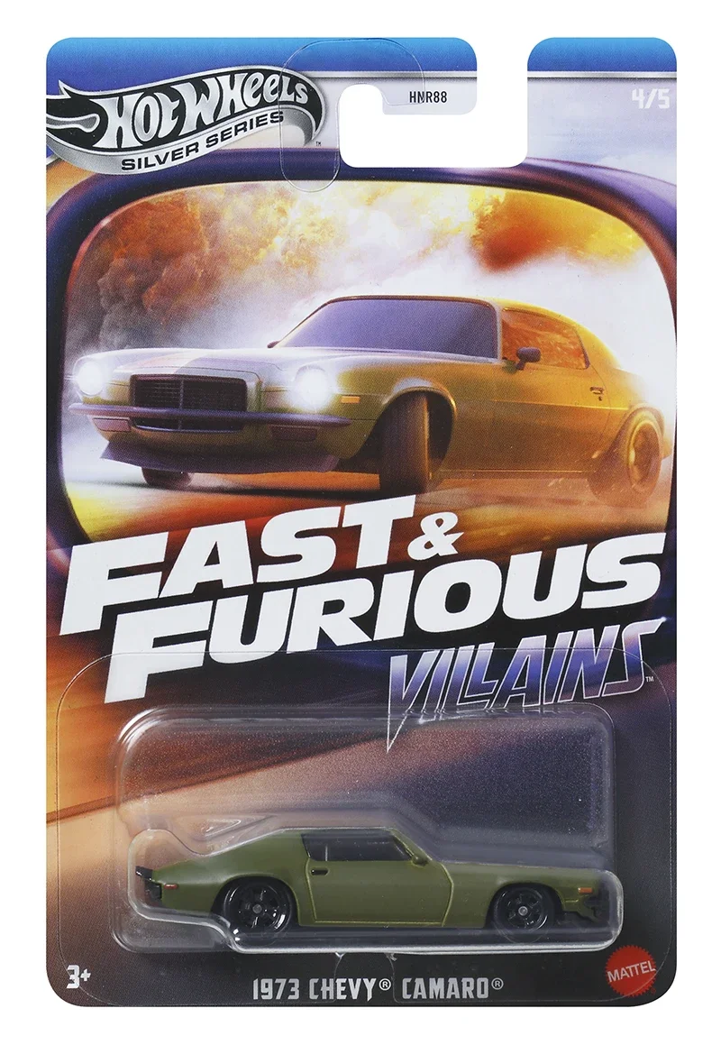 Hot Wheels Silver Car Fast & Furious Villains Themed Asst