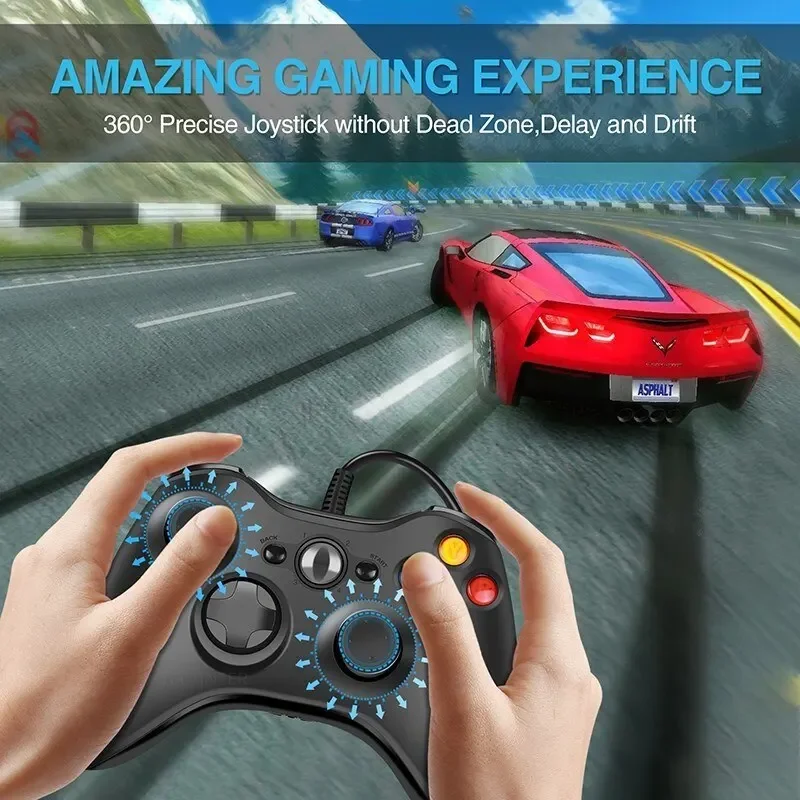 Wired Xbox 360 Game Controller 2