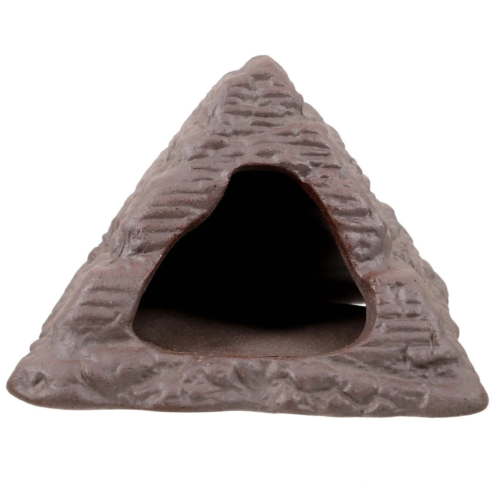 

Fish Tank Hideout Aquarium Pyramid Animal Decor Castle Statue Reptile Cave Small Hideaway Hiding Place