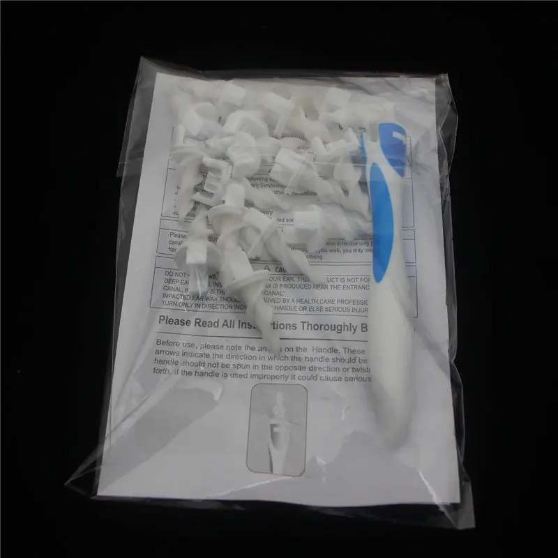 16 Tips Ear Cleaner Earpick Easy Earwax Removal Soft Spiral Cleaner Prevent Ear-pick Clean Tools Ear Care