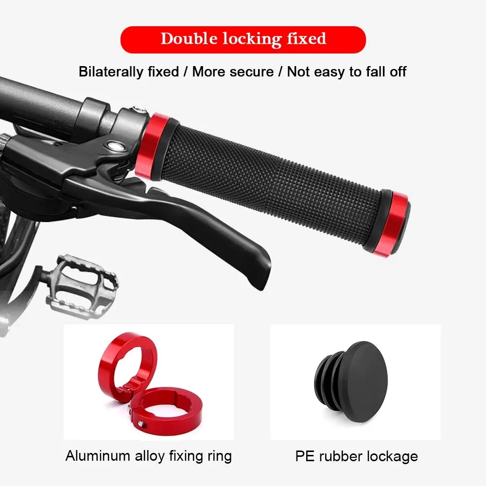 Anti-Slip MTB Handlebar Grips with Alloy Lock 3