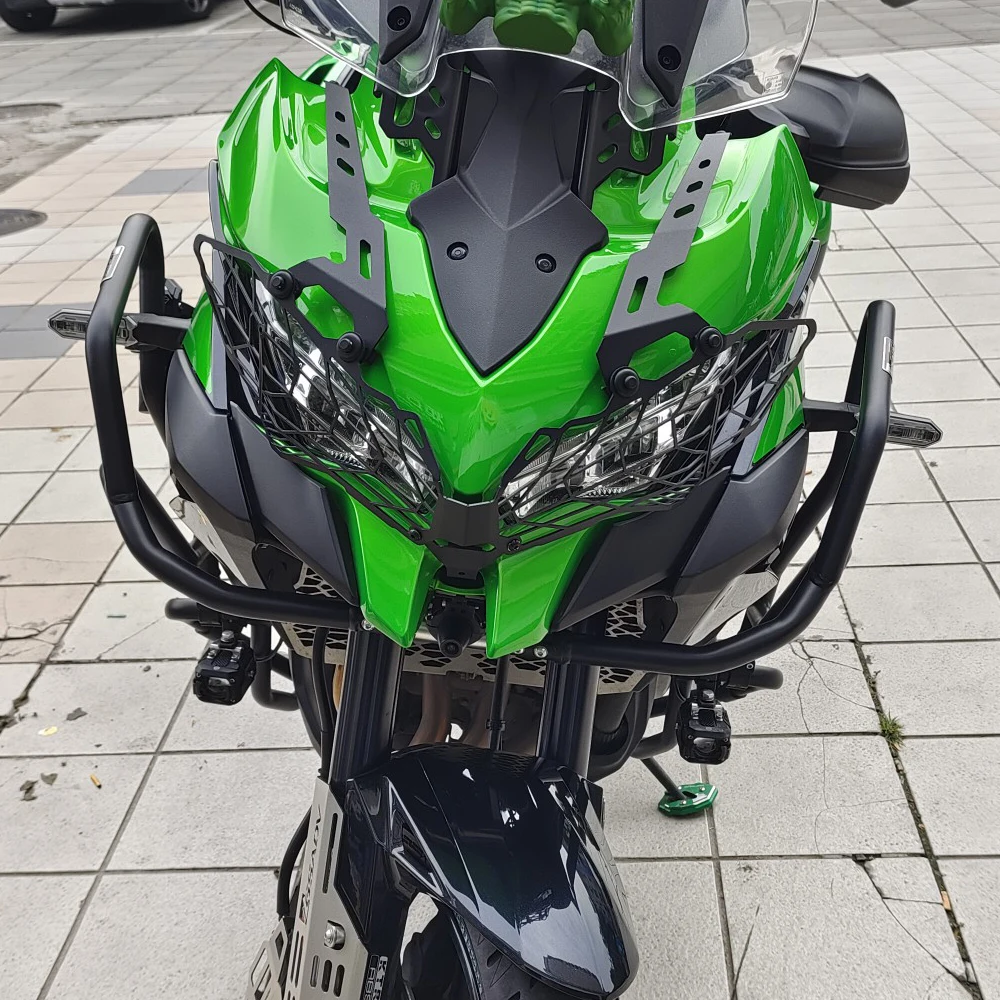

2022 2023 Motorcycle Headlight Grill Guard Protection Cover Protector For Kawasaki Versys 1000 VERSYS1000 KLE1000 2019 2020 2021