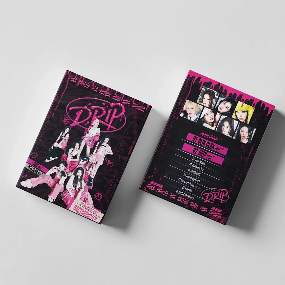 55pcs/set Kpop BABY MONSTER Lomo Cards New Photo Album DRIP RAMI AHYEON BABYMONSTER Photocards High Quality Poster Postcard photo album lomo cards album cards bookmark postcard