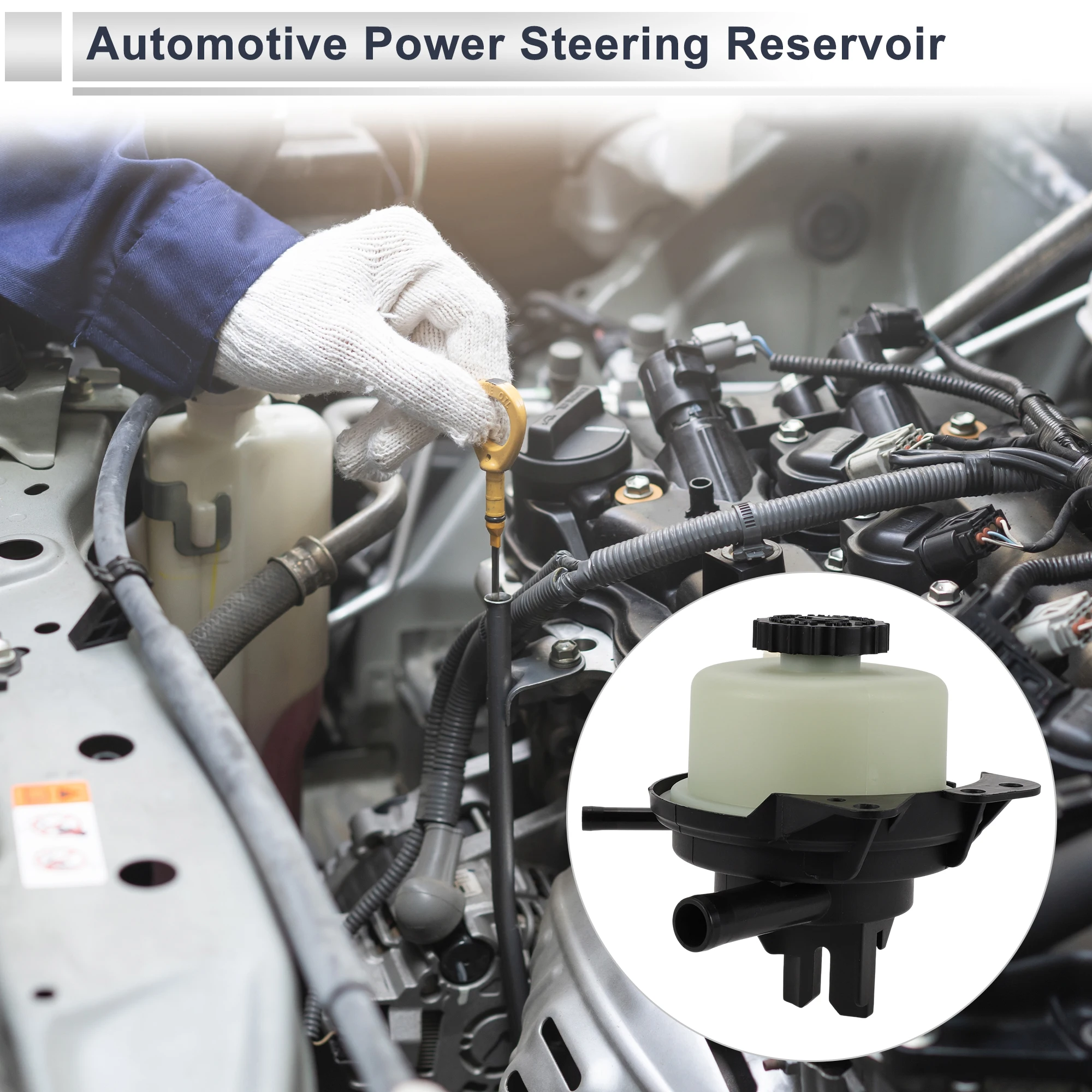 UXCELL Power Steering Reservoir for Chrysler Grand Voyager 2001-2002 No.4743012AA