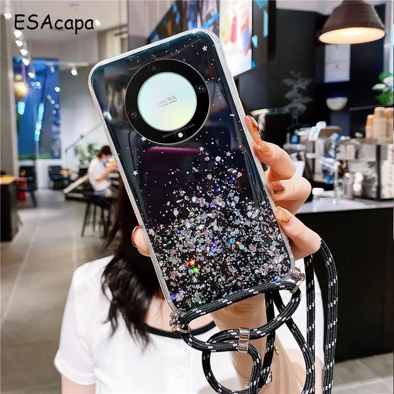 Honor Magic4 Pro 5G Ʈ Ǹ TPU  ̽, ۸ ̽, ũν ٵ Ʈ ڵ ߵ, ޸ Ŀ