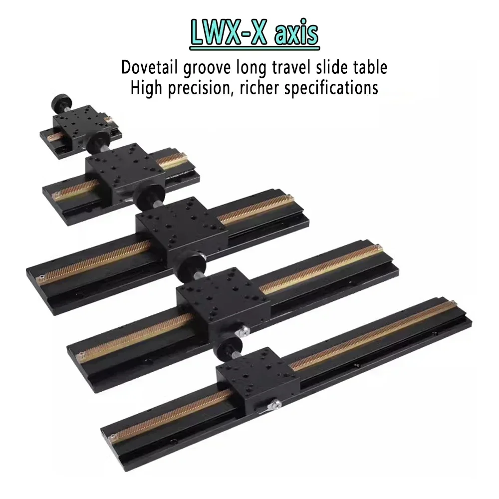 Manual Dovetail Groove Slide Table Linear Stage Long Stroke X/Z/XZ