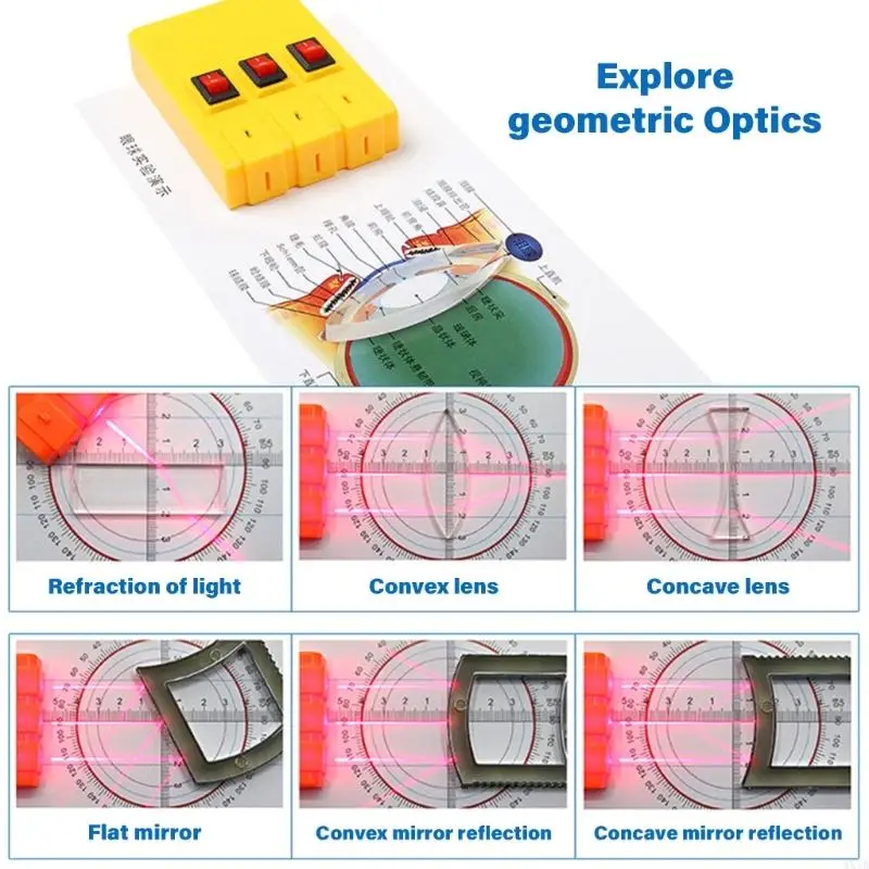 종합 광학 실험 상자 세트 물리학 광학 데모 도구