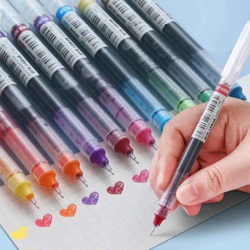 Color Gel Pens Set Quick Drying 0.5mm Fine Point for Students Note-Taking