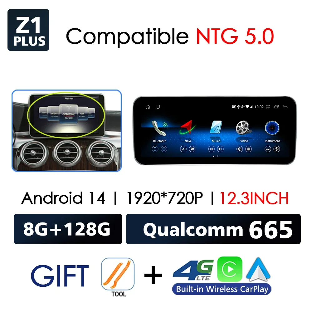 Nunoo Android 14 Auto Radio For Mercedes Benz E Class W212 GPS Carplay  Multimedia Central Intelligent System Screen Navi - AliExpress