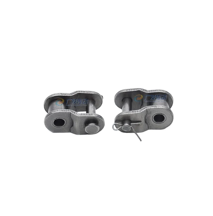 1pcs Single Row Half Buckle Roller Chain Connector Carbon Steel Industrial Chain Join Buckle 04C/06B/06C/08A/08B/10A/12A/16A industrial drive chain