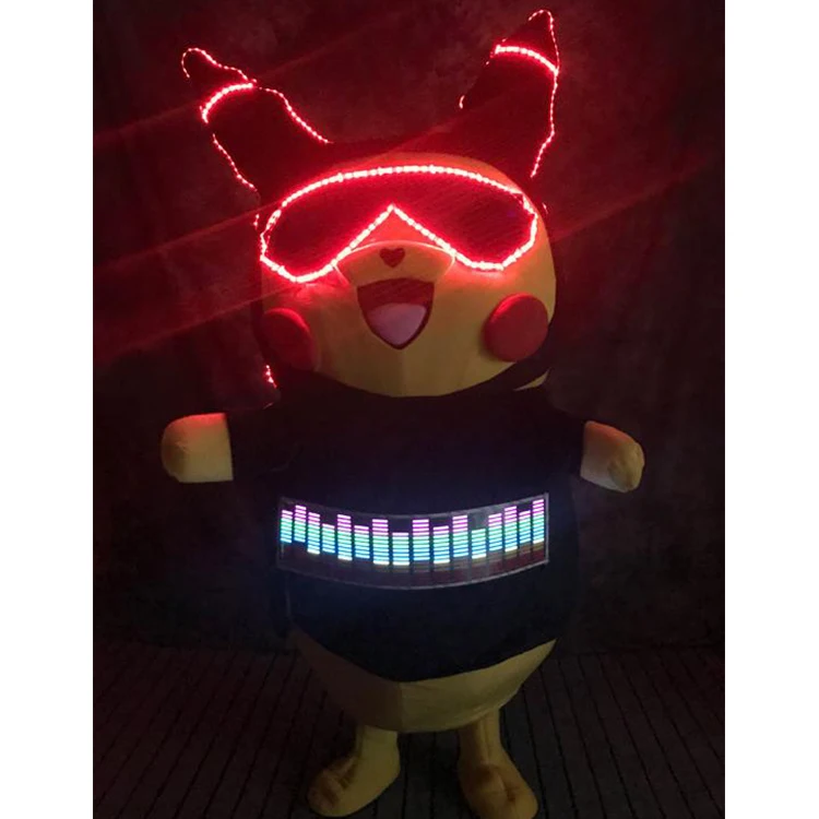 

2023 new Personalized Customize men LED Tron Dance Wear long sleeve advertising A1270 navy blue deep green red grey