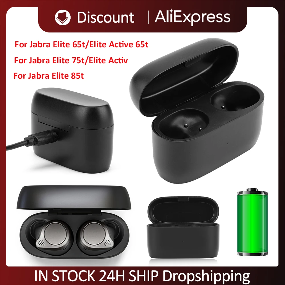 Auriculares Inalámbricos Jabra Elite 75t Carga Inalambrica Estuche