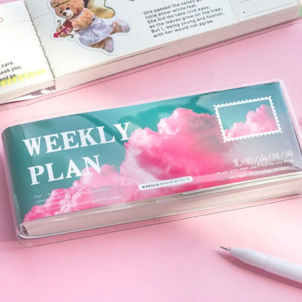 

Find Your Mountains and Rivers Rectangle Mini Weekly Plan Notebook Portable Memo Record Schedule Book