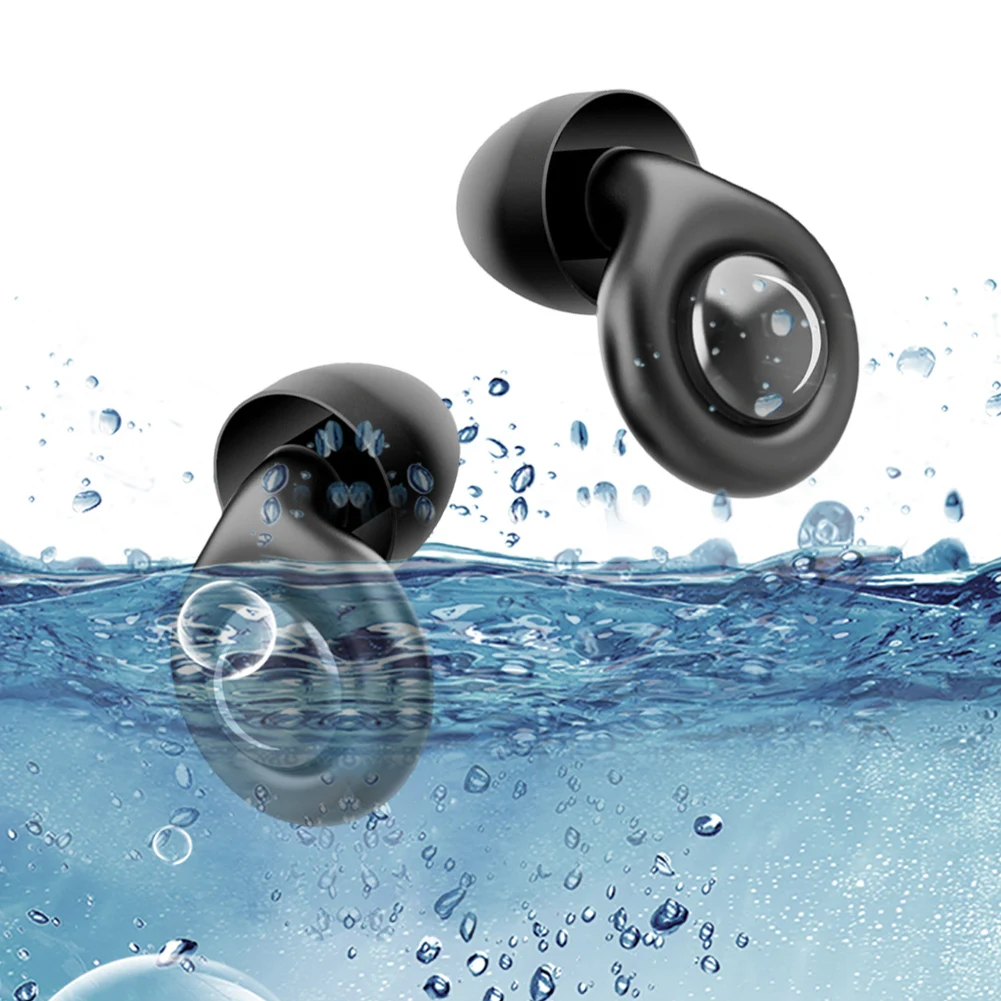 Reusable Silicone Sleep Ear Plugs W/ 10 Eartips in XS/S/M/L Noise Cancelling Ear Plugs for Sleeping Noise Sensitivity & Flights