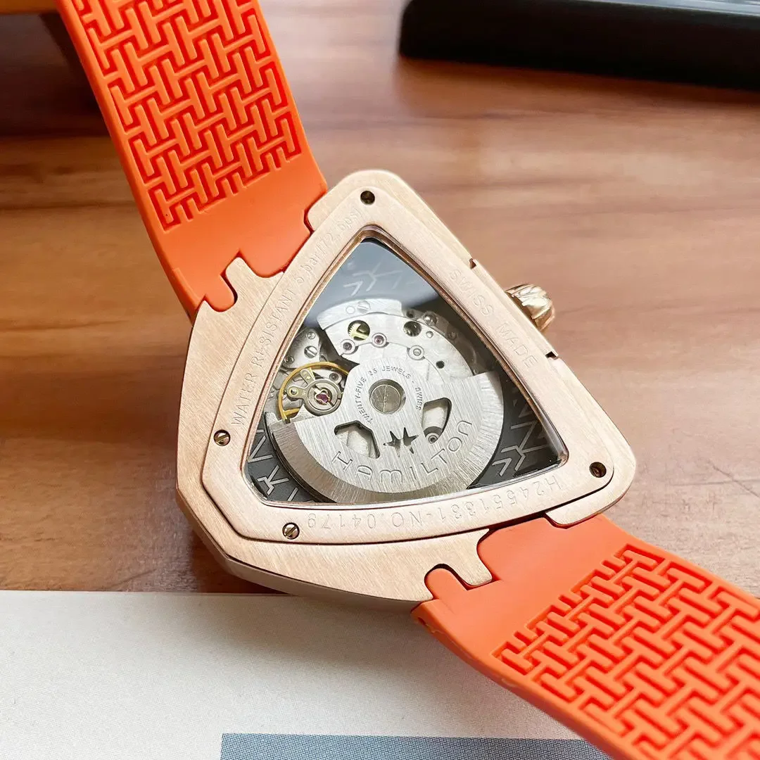 Triangle Heart Shape Unique Personality Sports Men's Automatic Mechanical Watch