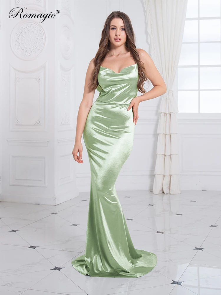 

Женское вечернее платье-макси с юбкой-годе, без рукавов