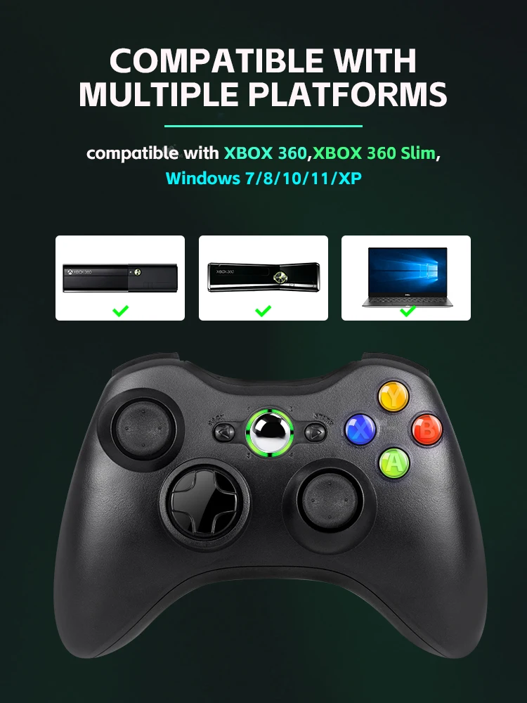 Xbox 360 PS3 PC  е  Ʈѷ,   ܼ, 3D Ŀ ̽ƽ  ڵ ׼, 2.4g