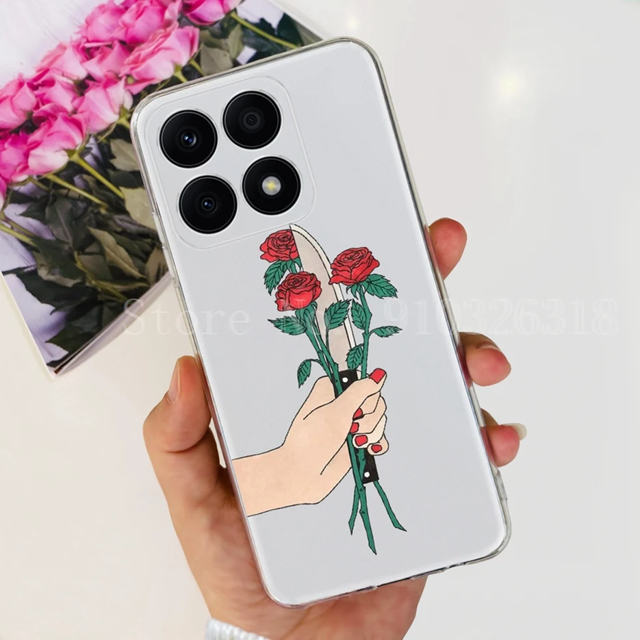 Fashionable Clear Silicone Soft Slim Phone Case - Stylish Back Cover with Bumper Protection
