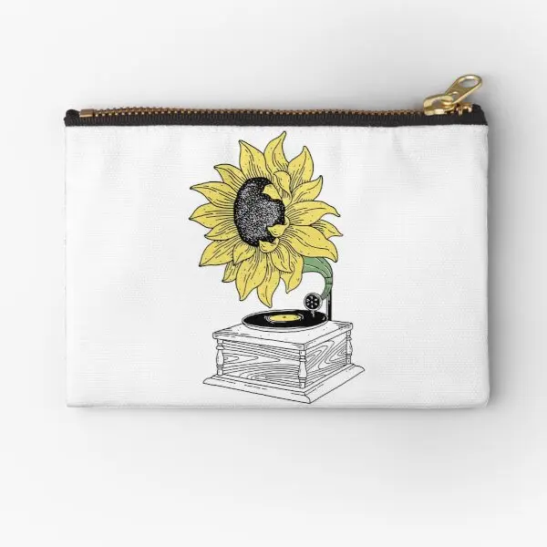 

Singing In The Sun Zipper Pouches Money Underwear Panties Bag Packaging Storage Cosmetic Pocket Men Wallet Coin Key Pure Socks