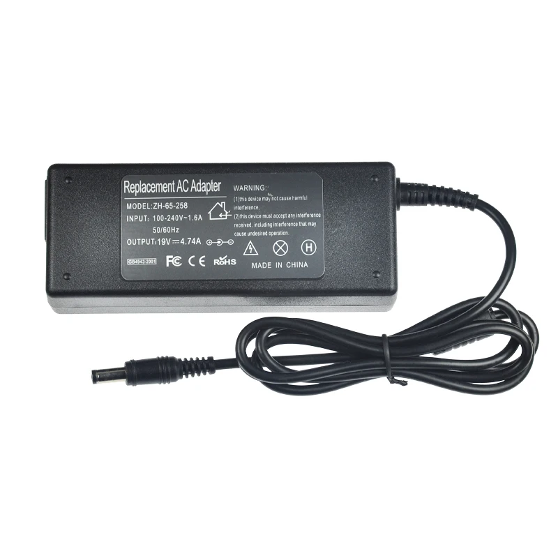 Power Adapter Laptop Charger 19V 4.74A 90W AC Laptop Power Adapter Charger for Lenovo U1 U3 S5 W3 W7 Z3 F41 Y450 Y530 G450 B460