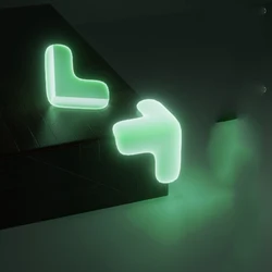 Luminous Anti-collision Corner PVC Child Safety Cushion Corner Baby Guard rail Anti-collision Table Protector Corner Buffer