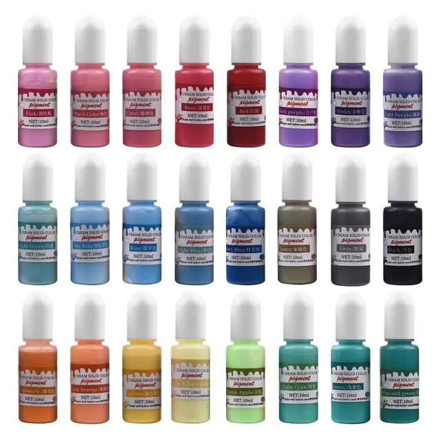 10ml Candle Wax Pigment Colorant Non-Toxic Soy Candle Wax Pigment Liquid Dye Soy Wax DIY Soap Dyes Candle Making Supplies