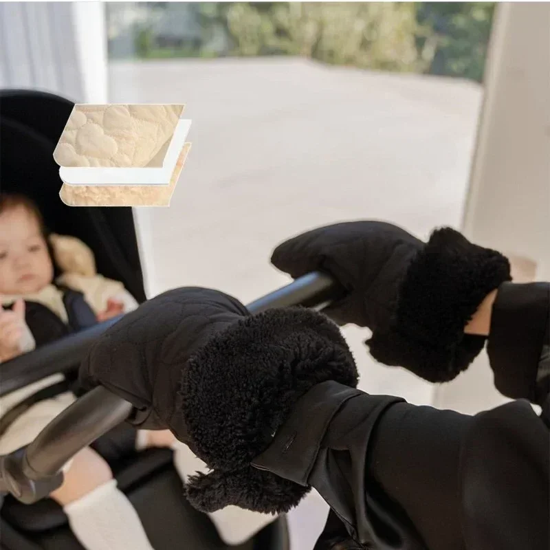 Stroller Gloves Pram Hand Muff Warmer Anti-Freeze For Stroller Accessories stroller accessories,stroller gloves