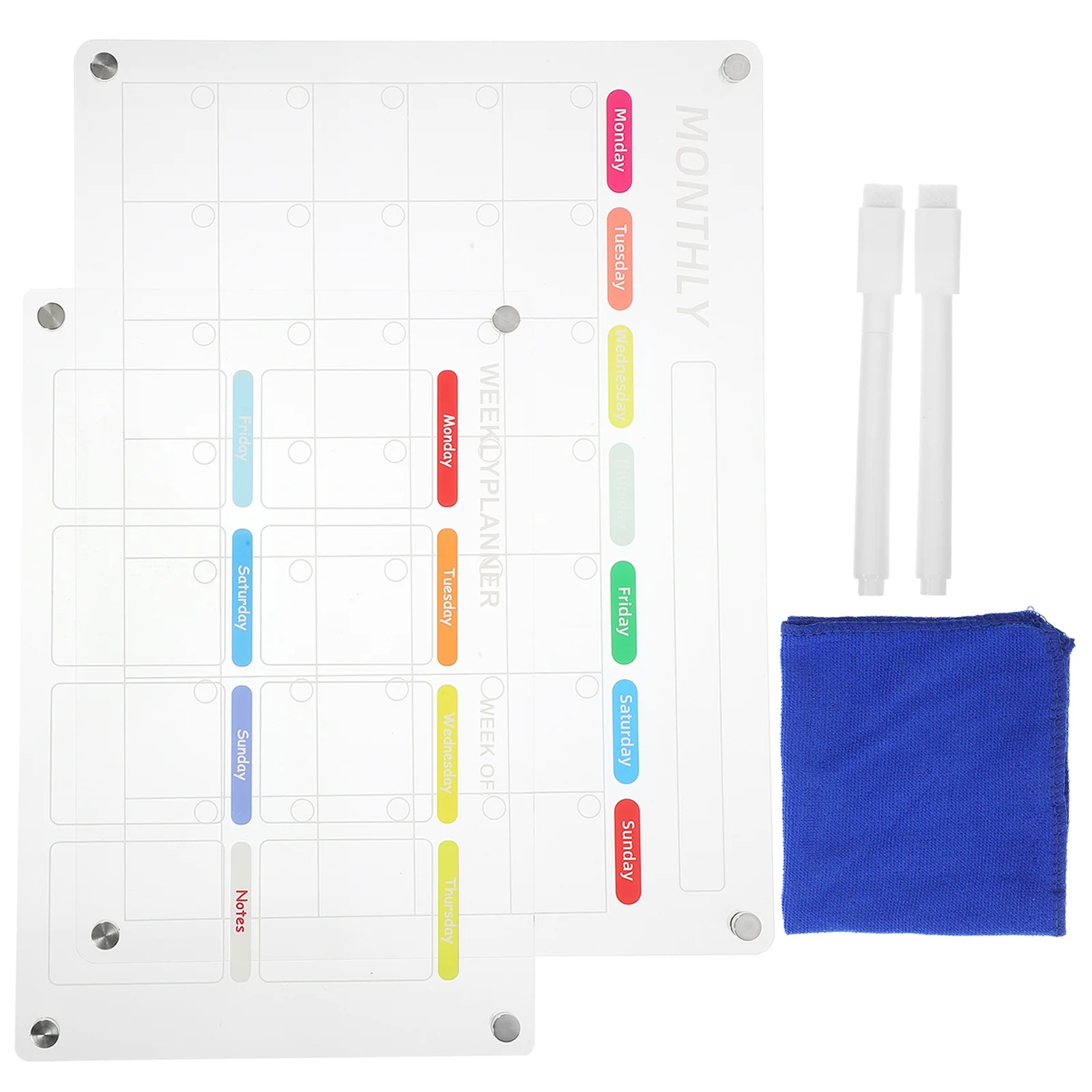 

1 Set of Magnetic Planning Board Chores Planning Board Dry Erase Refrigerator Board Home Supply