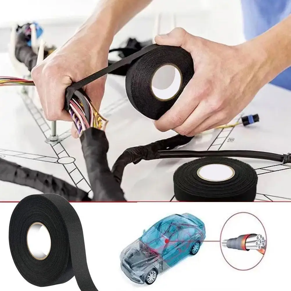 15MeterElectricalTapeHeatResistantHarnessTapeTapeCloth