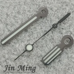 Premium Luminous Green Watch Hands for NH35 & 7S Movement Watches (Gun)