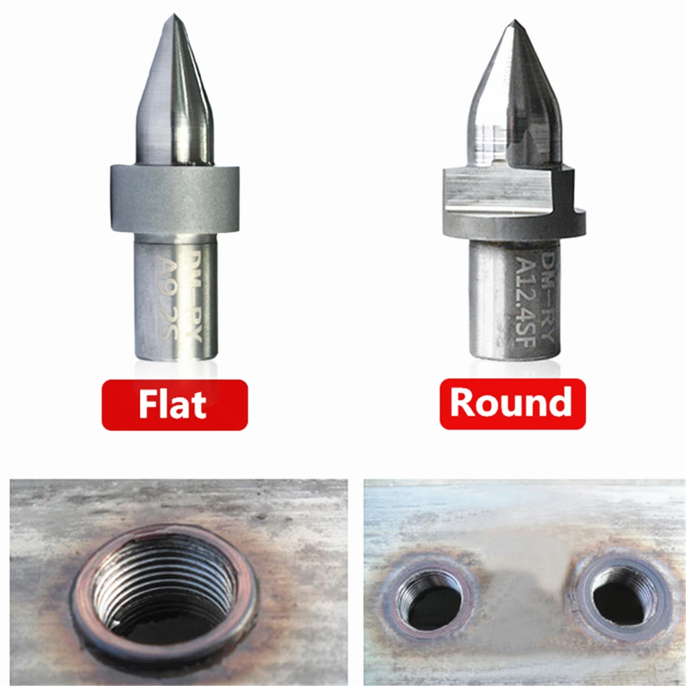 Set Of Thermal Friction Hot Melt Drill Bits - Short Length M3 M4 M5 M6 M8 M10 M12 M14 Sizes