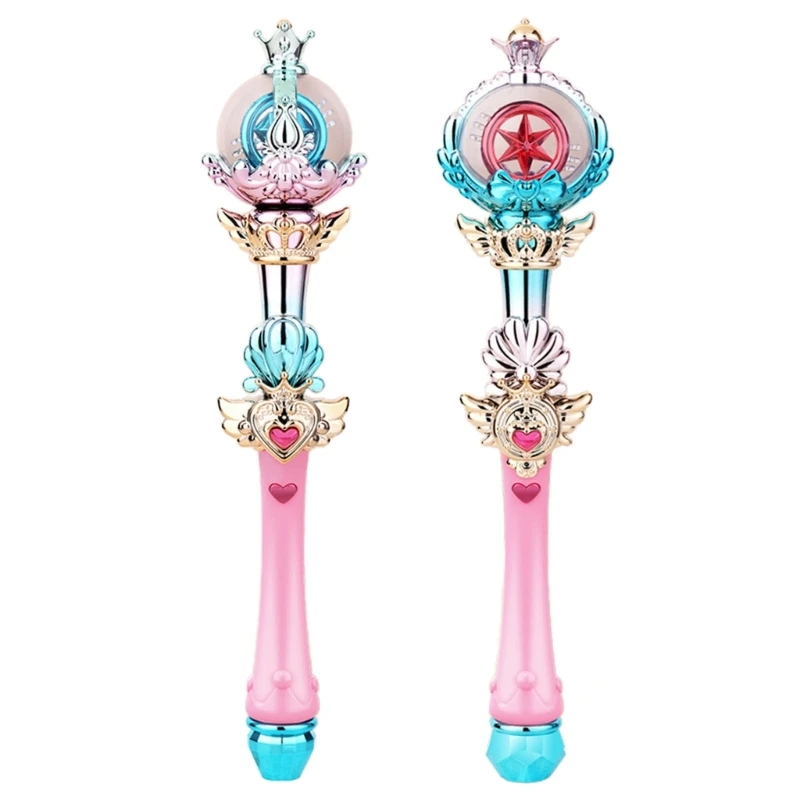 

LED Wand Luminous Rotating Music Fairy Wand Double Dream Queen Present