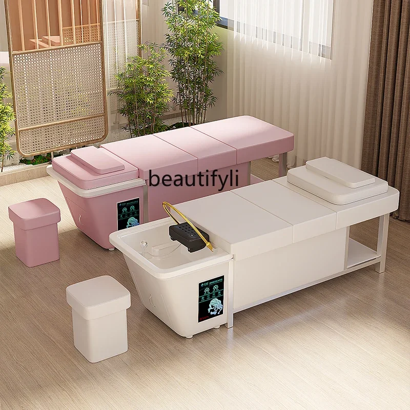 No Connection Drainer Head Treatment Shampoo Chair Water Storage Type Constant Temperature Water Circulation Massage Couch