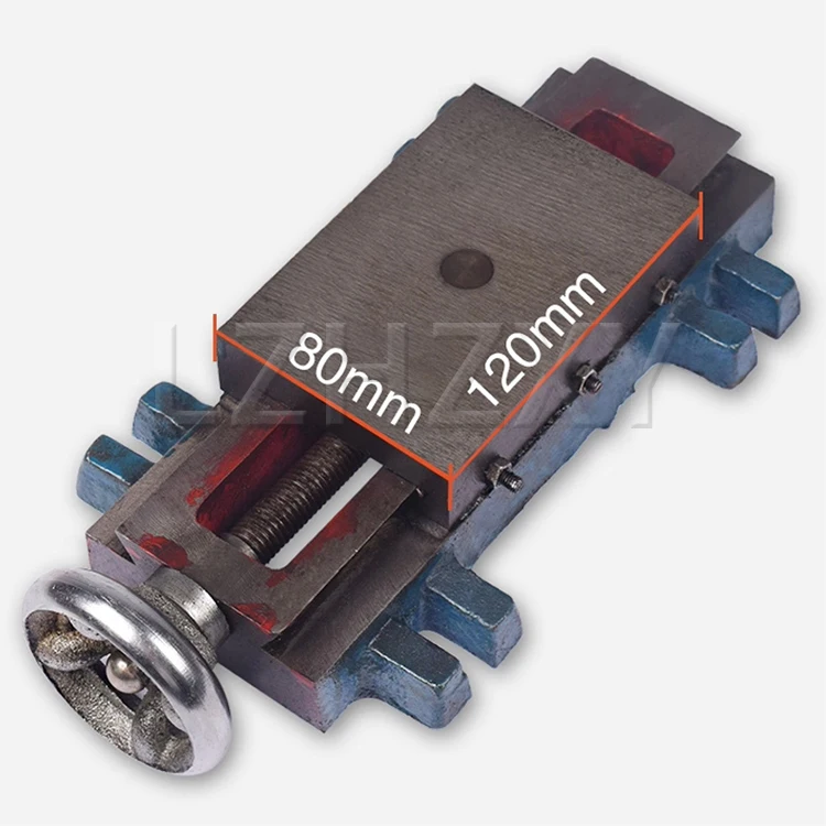 Precision heavy-duty cross slide dovetail slot drag plate hand crank screw movin