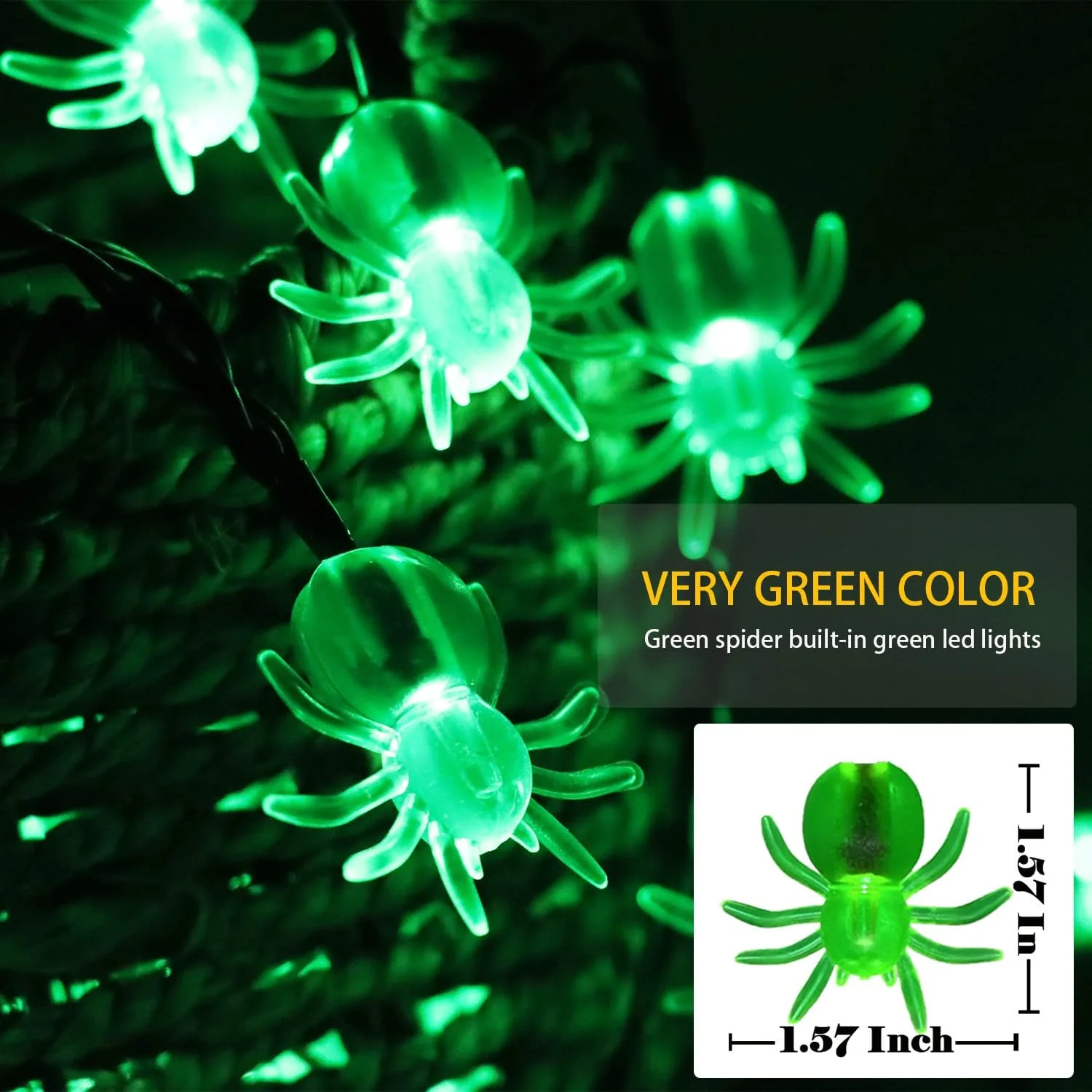 Outdoor Halloween Spider Lights Waterproof LED
