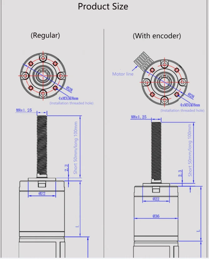 S01f7642c29294e97a0a1d7ba113ea63ea 12v 24v 100kg. Cm duży moment obrotowy planetarny DC redukcji silnik z enkoderem M8 śruba gwintowana pręt