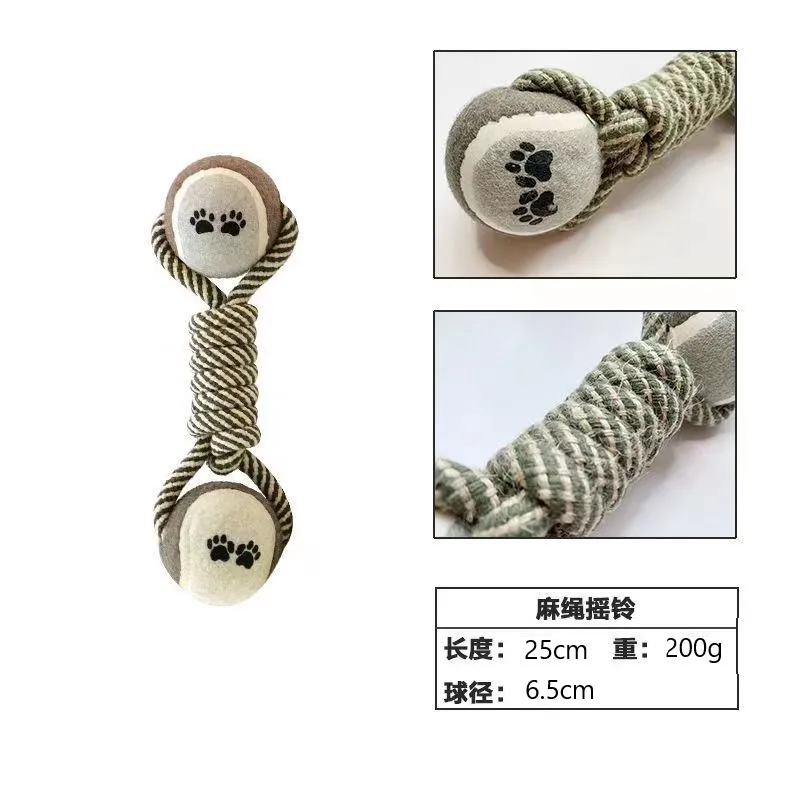 Pet Dog Toys for Large Small Dogs Toy Interactive Cotton Rope Dog Toys Ball for Dogs Accessories Toothbrush Chew Puppy Toy