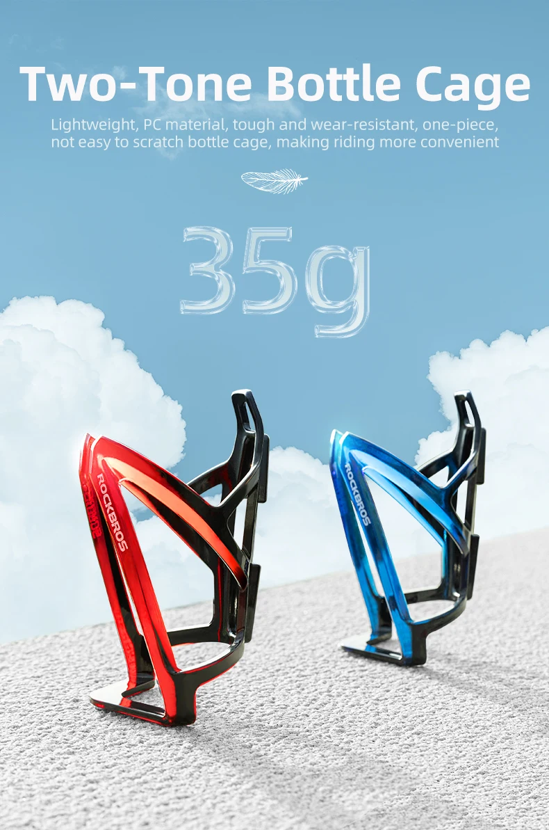 Bicycle Holder Ultra-light Water Bottle Cage Colorful Kettle Cycling One Piece S