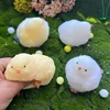 2024 Color Kawaii Handmade Silicone Soft Flocked Yellow Imitation TPR Soft Chicken Adult Children Cute Gift Toys squishy Chicken 5