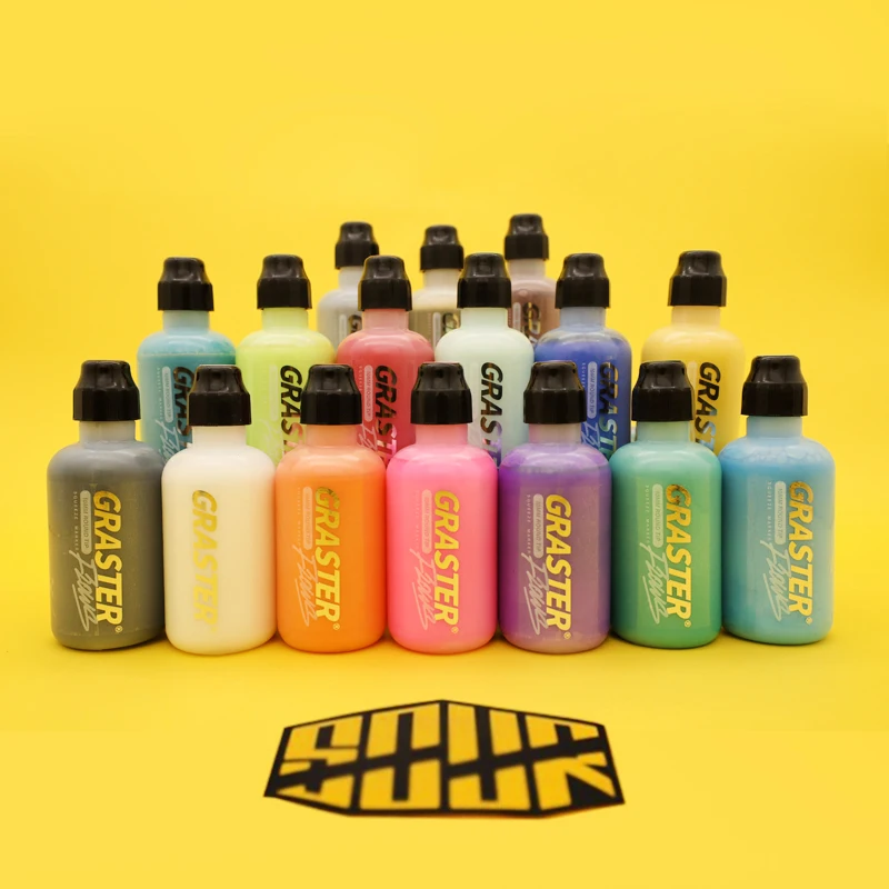 

SOUR GRASTER Graffiti Round Head Flowing Pen 10mm Waterproof Oily Large Capacity Can Be Loaded With Ink And Reused